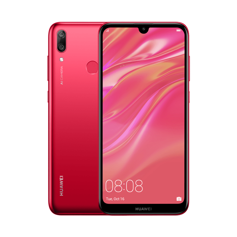 HUAWEI Y7 2019 - Coral Red