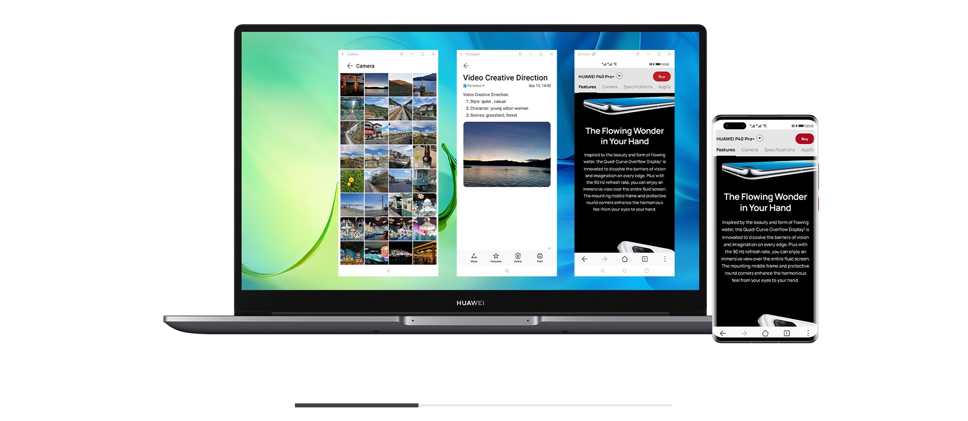 HUAWEI MateBook D15 2021 Multi-screen Collaboration