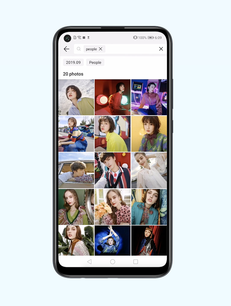 Huawei Y7p + Busqueda inteligente en galeria Huawei Y7p + Busqueda inteligente en galeria
