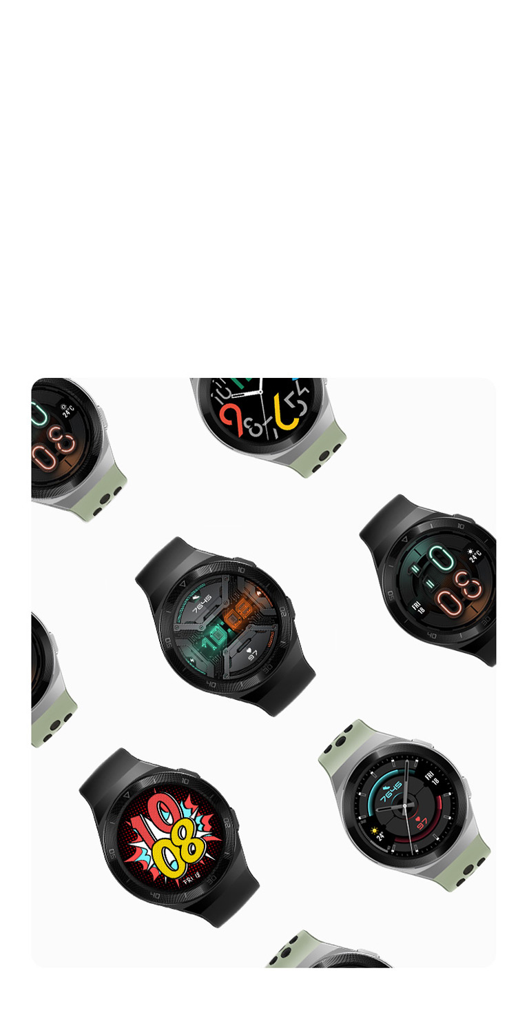 Huawei Watch GT 2e + Diseños de carátula Huawei Watch GT 2e + Diseños de carátula