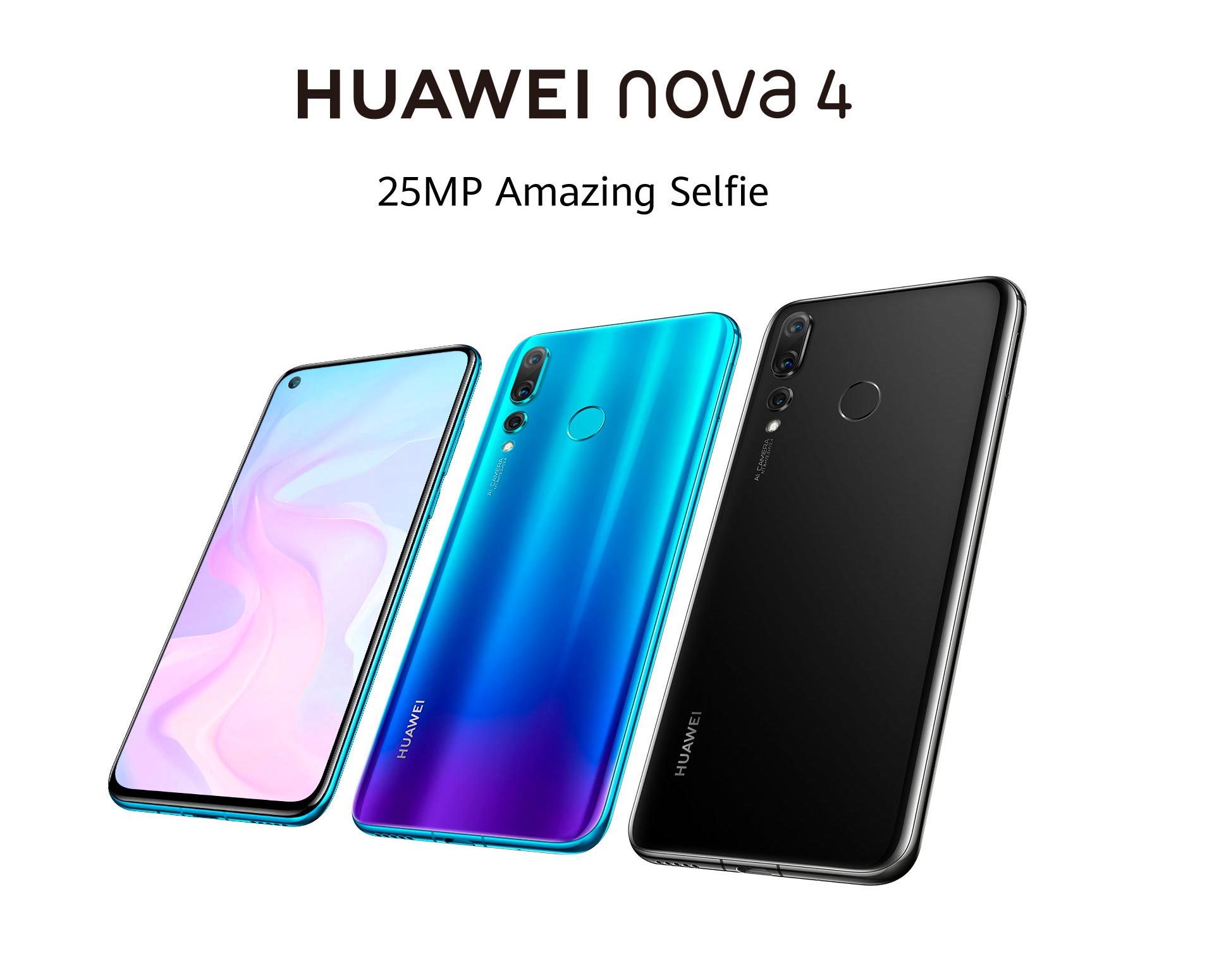 Huawei Nova 4 128GB (8GB RAM) ブラック